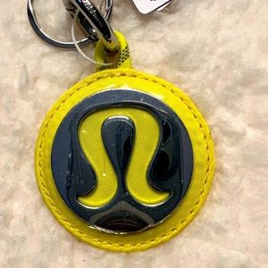 Lululemon logo Keychain